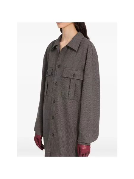 Koszula Mm6 Maison Margiela brązowa