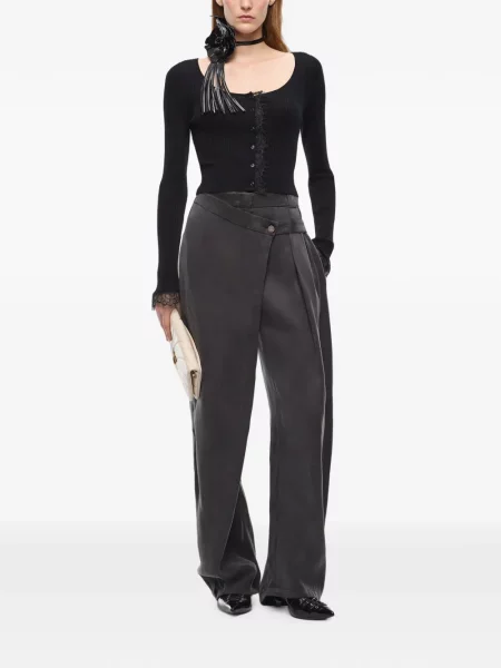 Pantaloni Pinko plic negru