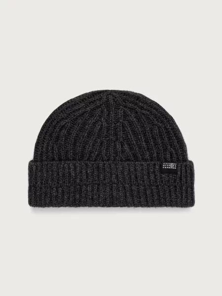 Maison Margiela czapka beanie z wełną czarna