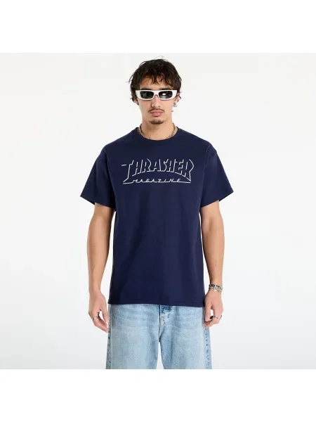 Футболка Thrasher темно-синяя