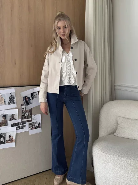 Куртка-сорочка YUKI бежевий