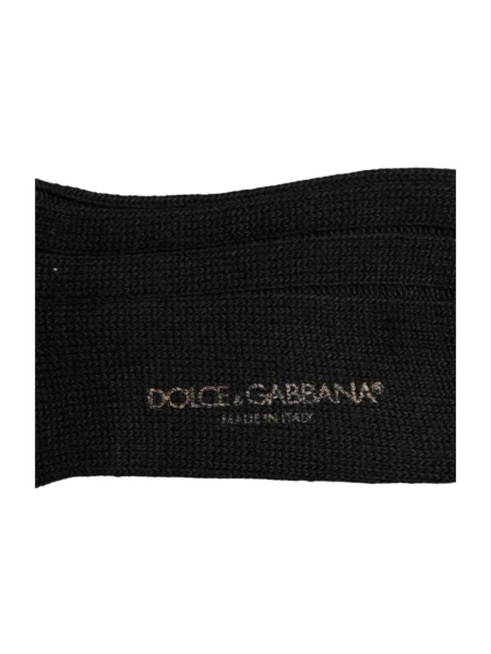 Skarpety Dolce And Gabbana wełniane czarne