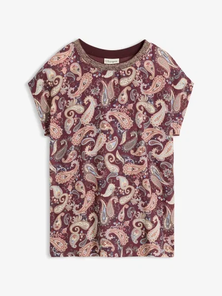 Bluzka T-shirtowa czerwona