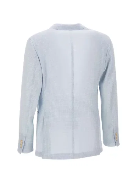 Kostkované sako Boglioli modré