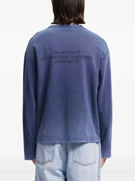 Lung tricou Bram’s Fruit tricotate albastru