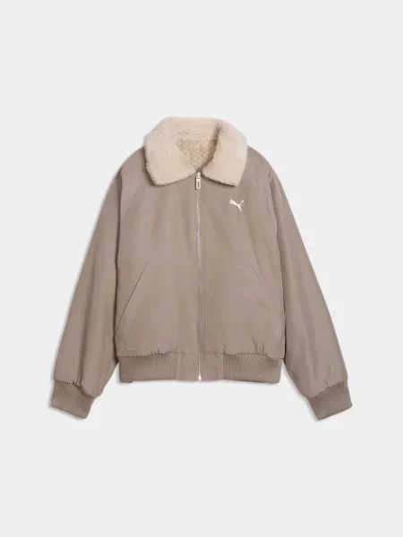Демісезонна куртка PUMA Reversible Blouson Jacket W комбінований верх бежевий