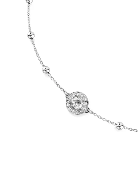 Brăţară Swarovski cu mărgele argintiu