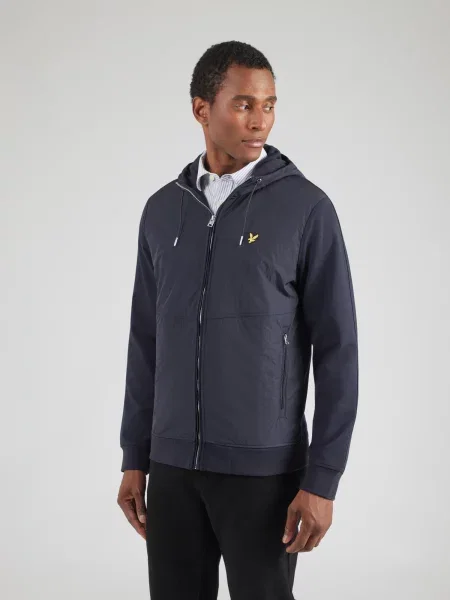 Lyle & Scott Tepláková bunda námornícka modrá