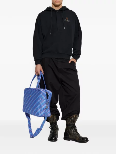 Суичър с качулка Vivienne Westwood бродиран черно