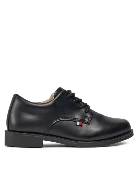 Tommy Hilfiger Cipele Low Cut Lace Up Shoe crna