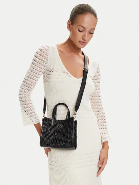 Guess Geantă Brigitta Mini negru