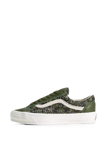 Sneakerși Vans Old Skool cu imagine verde