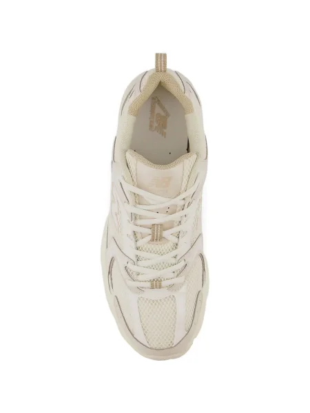 Sneakerși New Balance 530 cu șireturi din dantelă alb