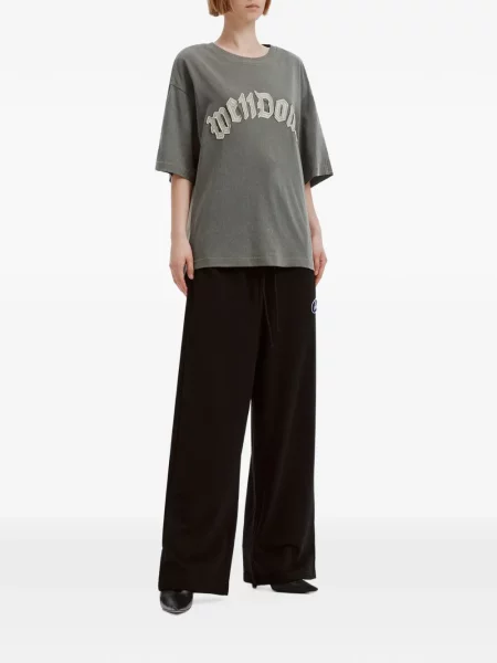 Tricou We11done cu aplicații gri