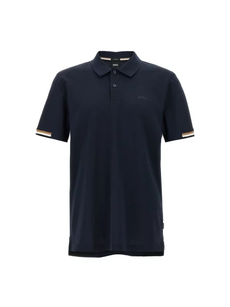 BOSS polo Parlay niebieska