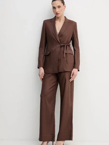 Штани з домішкою льону Hoss Intropia