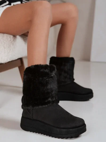 Cizme de zăpadă Dstreet negru