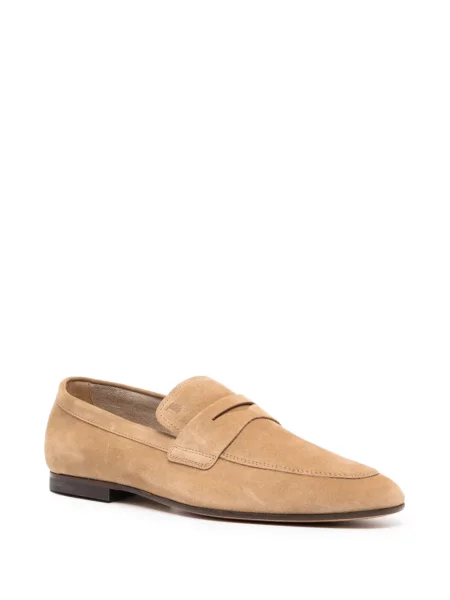 Zomšinės loaferiai Tod's ruda