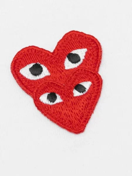 Póló Comme Des Garcons Play fehér