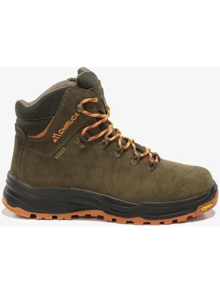 Buty trekkingowe Chiruca Montserrat Pro GORE-TEX oliwkowe pomarańczowe 39 zielone