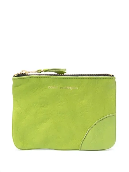 Portofel Comme Des Garçons Wallet din piele verde