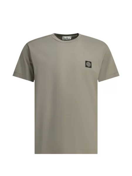 Cămașă Stone Island din jerseu cu strasuri gri