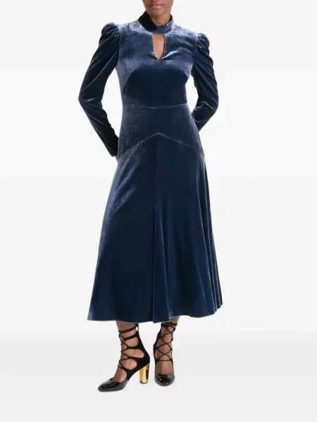 Rochie midi Temperley London albastru