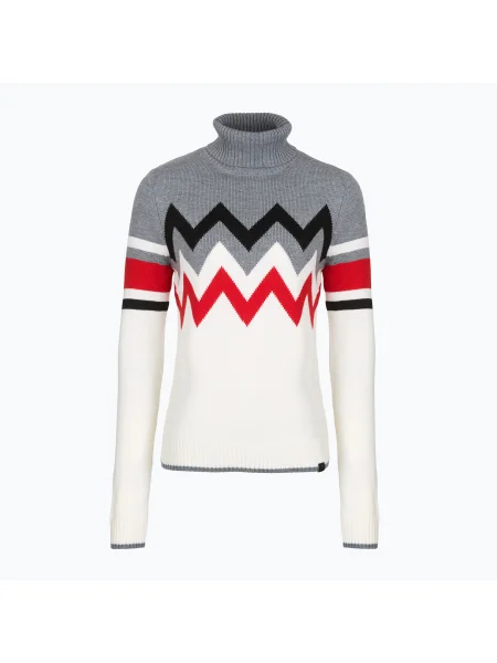 Дамски пуловер HEAD Rebels Coco grey/melange бяло