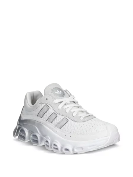 Sneakerși Adidas Gazelle din piele de căprioară cu decolteu rotund alb