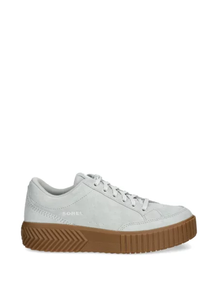 Sneakerși Sorel cu șireturi din dantelă verde