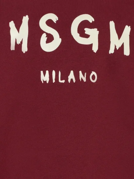 Bluza dziecięca Msgm czerwona