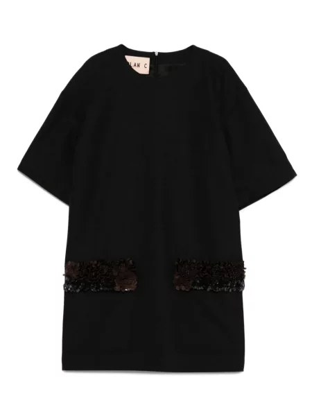 Rochie Plan C cu paiete de costum gri