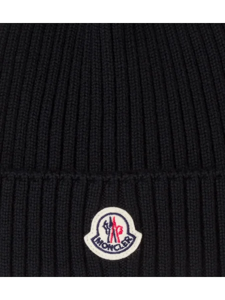 Σκούφος Moncler Enfant μαύρο