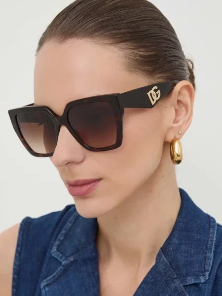 Dolce & Gabbana okulary przeciwsłoneczne brązowy