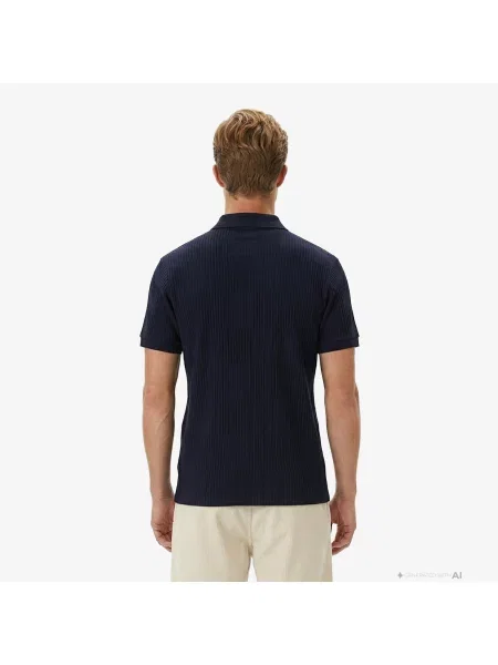 Lacoste Koszulka Polo O Kroju Regular Fit granatowy