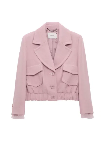 Dorothee Schumacher Blezer Layered Coolness rosa fioletowa