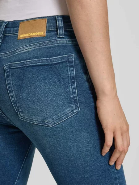 Jeans typu skinny fit z mieszanki bawełny model TILLAA' Armedangels niebieskie