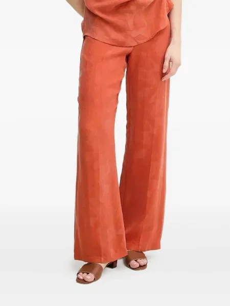 Spodnie Hoss Intropia z nadrukiem pomarańczowe