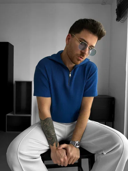 Kleidermafia Tričko tmavomodrá