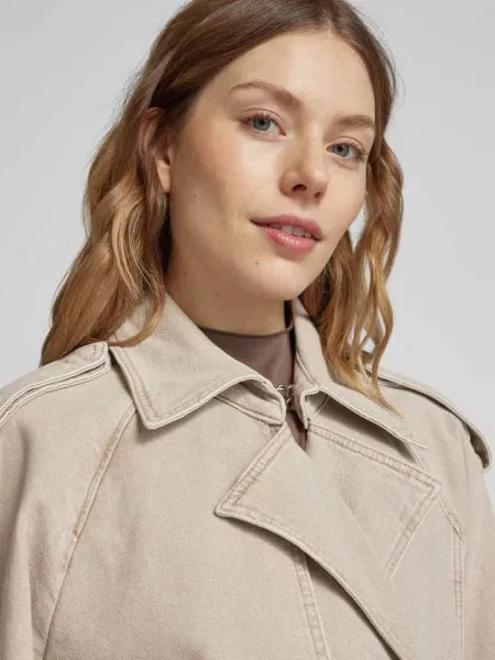 Płaszcz jeansowy z wiązanym model ‘CORDELIA’ Ivy Oak