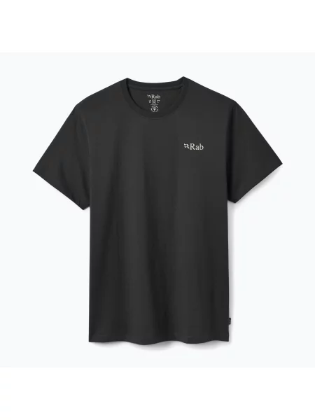 Дамска тениска Rab Stance Cirque Tee beluga черно
