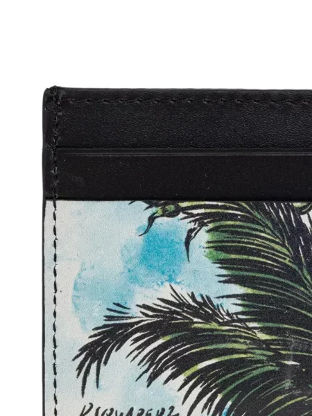 Portofel Dsquared2 cu imagine negru