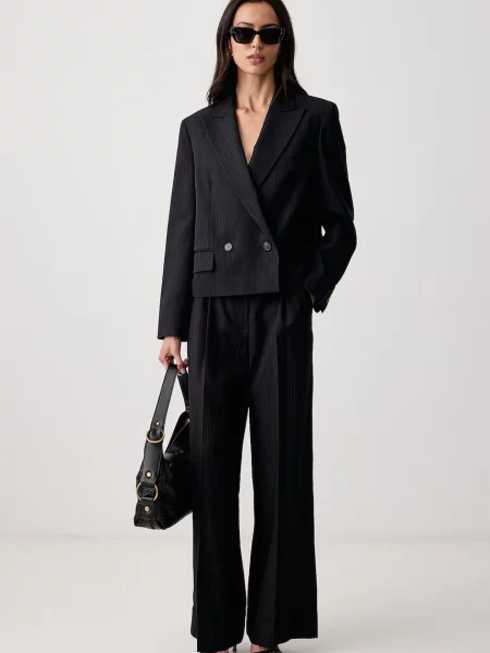 Weekend Max Mara двобортний піджак з вовною WKDCANAPA