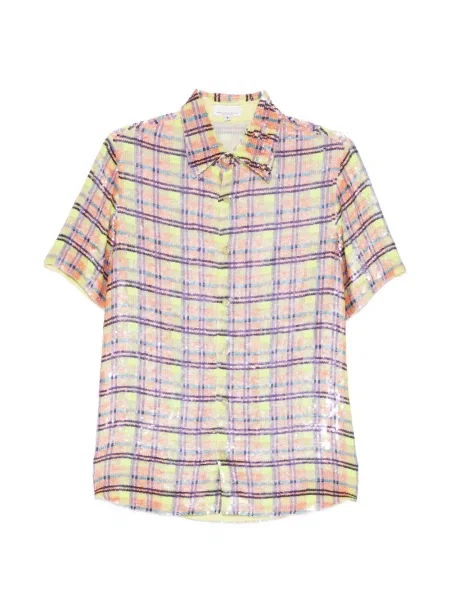 Cămașă Ashish în carouri galben