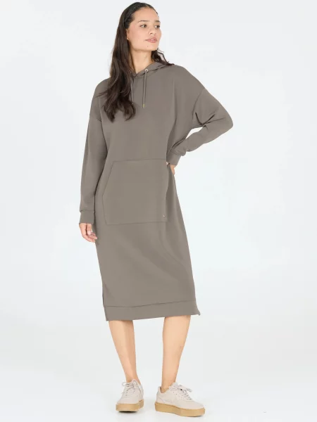 Sukienka Athlecia garniturowa brązowa