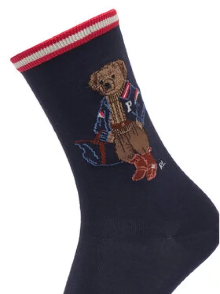 Polo Ralph Lauren Dolge nogavice Mornarsko modra