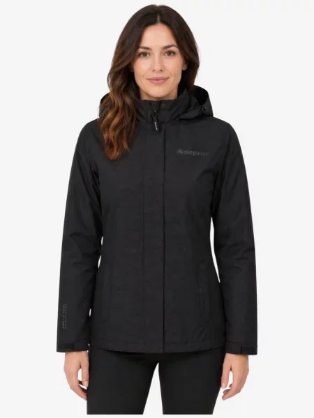 Deproc Zimní bunda Outdoorjacke LAVAL Damen Regenjacke Wanderjacke' černá