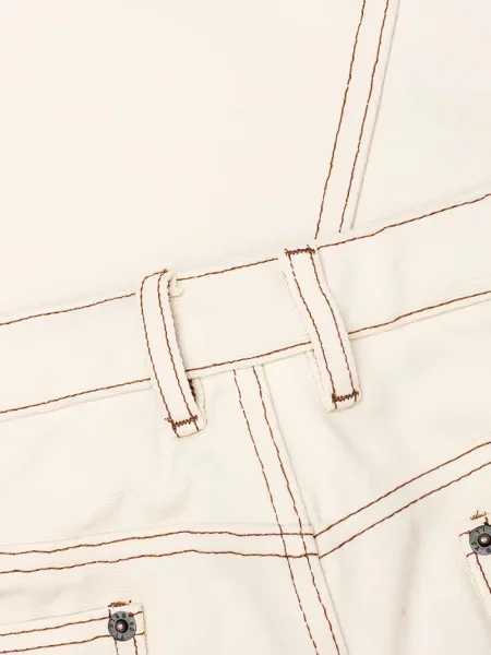 Pantaloni Honor The Gift alb