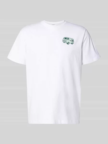 T-shirt z nadrukiem z logo i okrągłym dekoltem The North Face biała