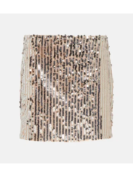 Fustă Rotate Birger Christensen argintiu